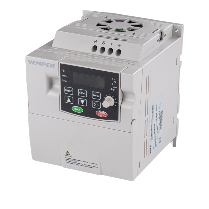 Частотный преобразователь  2,2 кВт VR100-022S2B (220В) VEMPER