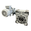 Сдвоенный червячный мотор-редуктор DRV 040/075-500-0,25/1500-(-40/+40) VEMPER